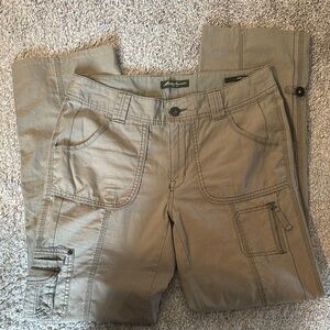 Eddie Bauer Khaki Utility Pants size 8